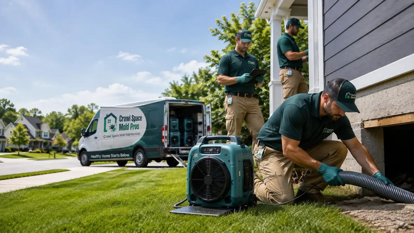 Crawl Space Mold Removal in Lawrence, MA